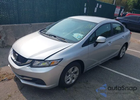 2013 Honda Civic Lx from USA, damaged, VIN 19XFB2F5XDE243749